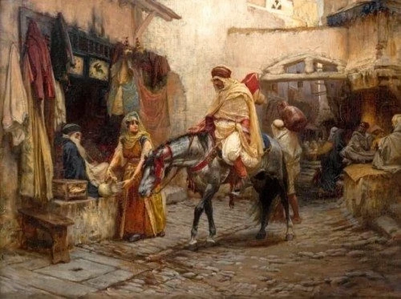Una strada in Algeria, 1887